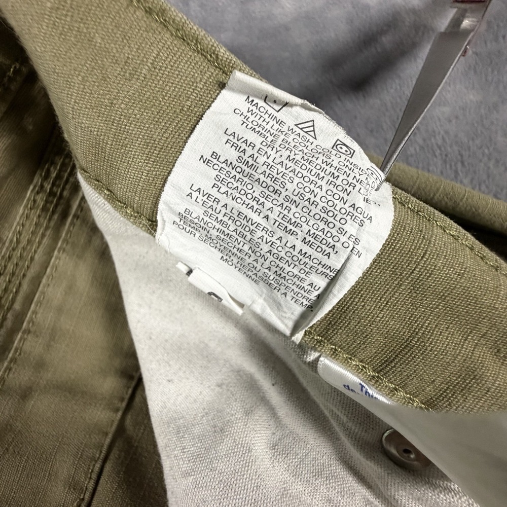Wrangler Pants Men's 38x34 For 38x32 Khaki Ranger Cargo Workwear Double Knee - Picture 9 of 16